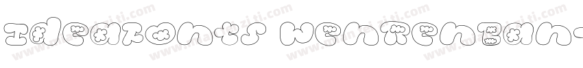 IdeaFonts WenRenBan字体转换
